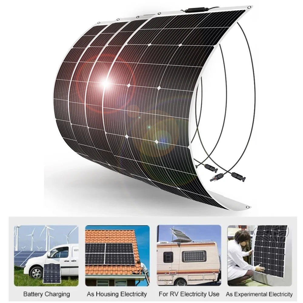 100 to 2000W Solar panels system